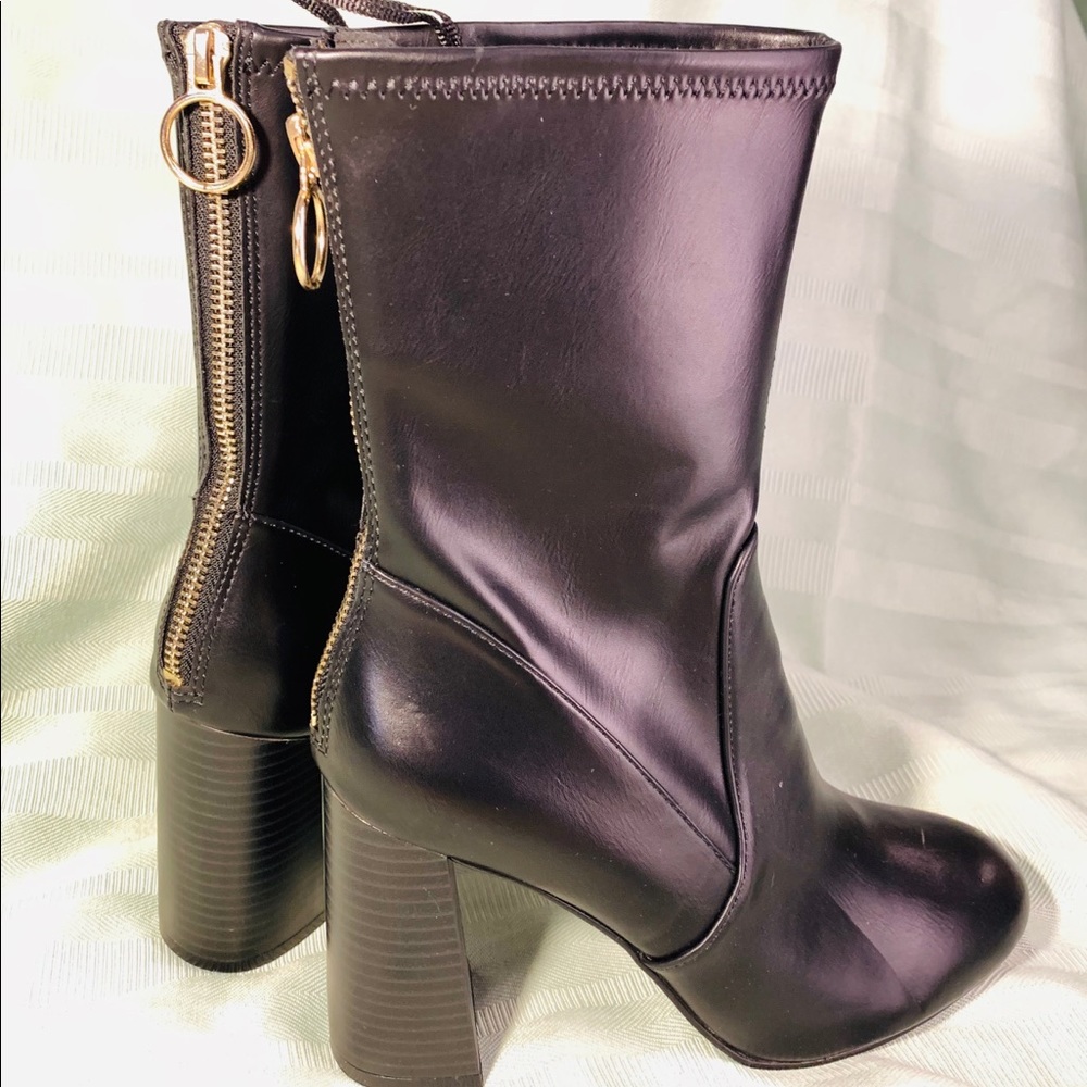 H&M black calf boot
